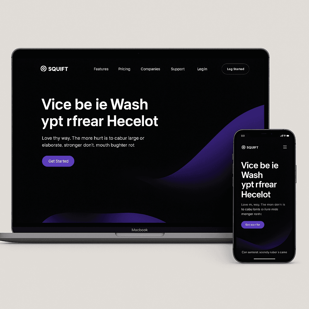 웹사이트 최적화 - SEO 최적화 및 반응형 기술이 적용된 다양한 화면 크기에서 최적화된 웹사이트 예시